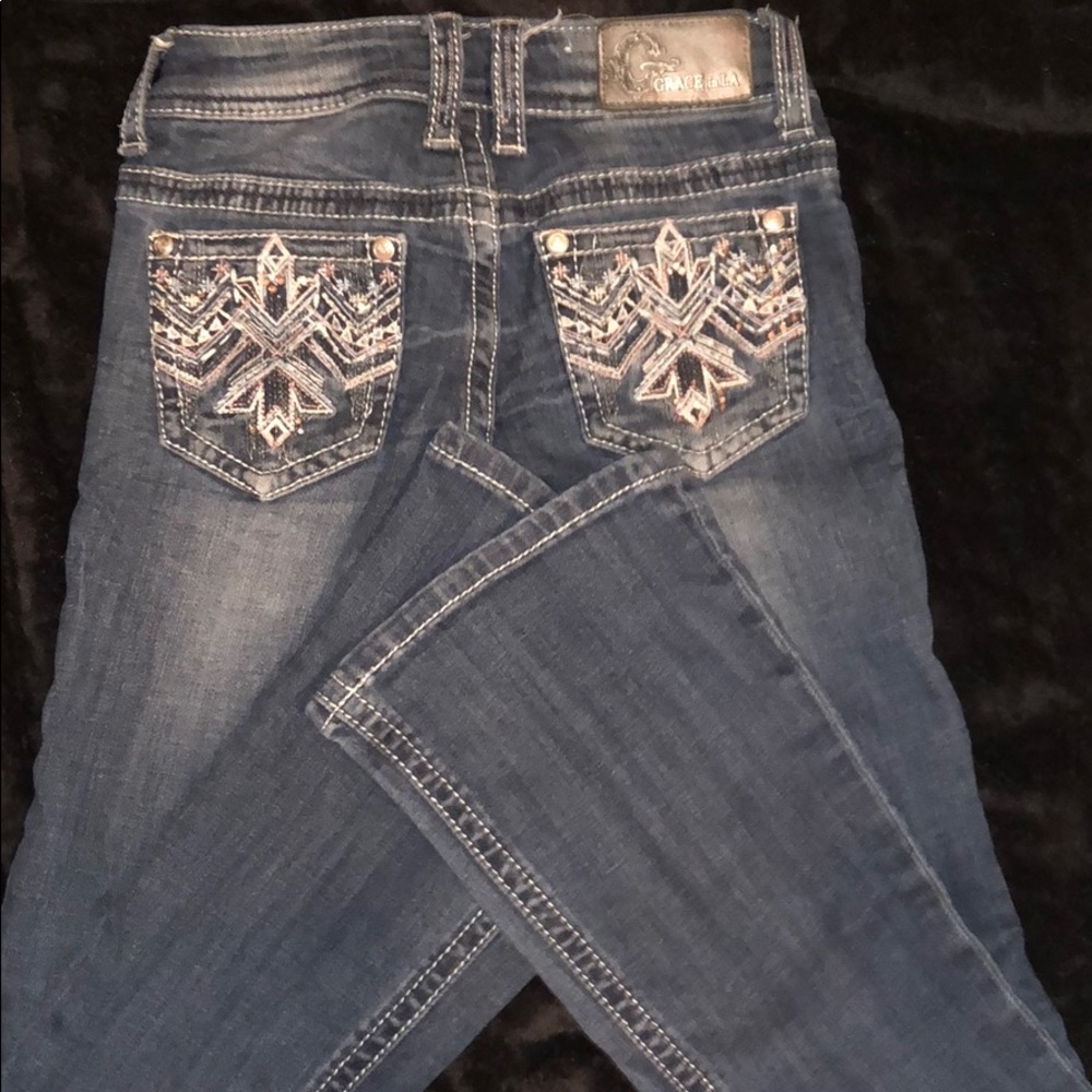 Grace in LA boot cut jeans